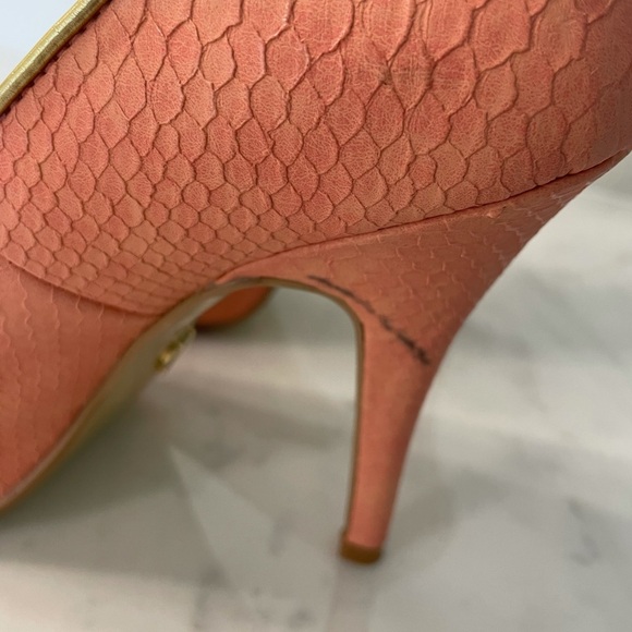 💞HP💞 Thalia Sodi Cereza US 7 Peep Toe Heels - Picture 8 of 9